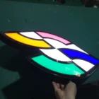 Liangtong led resin sign light bulb display open led sign board resin letter