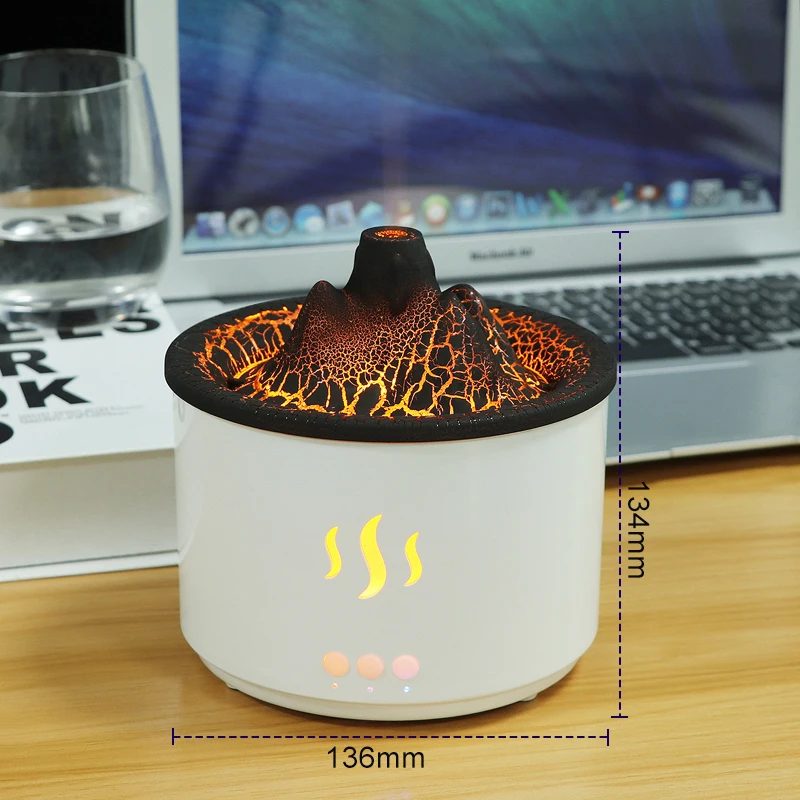 Portable Gift Creative Flame Volcanic Ml Humidifier Mini Volcano