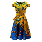 Shenbolen New Design Ladies Dress Summer Short Sleeve Ladies Dress