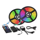 Led Light Christmas Led Led Light Strip IP65 SMD 5050 Rope Lighting Full Kit LED Strip Light 5M/SET Outdoor Christmas