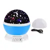 ABS 3AA Battery DC charger 9 Modes Sun Sky Star Lighting Master Dream 360 Degree Rotating Projection 4LED Night Light Lamp