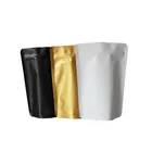 Heat sealed tiny aluminum foil ziplock pouches snack packaging bags