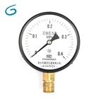 Exact cheap bottom connection pressure gauge material is stainless steel