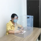 Screens Pp Customized Social Distance Counter Shield Clear Plastic Sneeze Screens