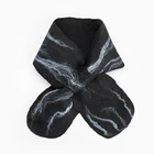 Low Merino Wool Scarf Low MOQ Hand Made 100% Merino Wool Short Felt Scarves