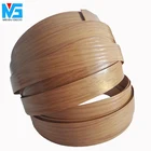 PVC plastic edge banding tape strip high gloss wood color of desk cabinet kitchen