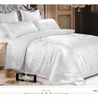 100% polyester luxury jacquard knitting home textile fabric stock sell for bedding