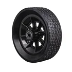 Flat free trolley wheel 10 inch cart wheels for log cutter, miter saw stand, pressure washer