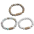 inspiration bracelet confidence bracelet motivational natural stone bracelet