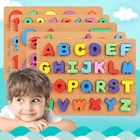 Preschool Kids montessori educational toys children learning math toys alphabet puzzle blocks spelling toys