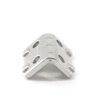 High Quality 1180 cnc machining metal framing system fittings Slotted L Shape steel Bracket