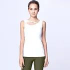 High Quality Summer Short Sleeve Ladies Oem Custom White Gym Sport Women Seamless Yoga Tank Top