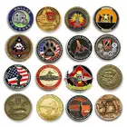 Coin Logo Coinbased On Your Own Design US Military Challenge Coin 25mm Custom Logo Brass Blank Metal Coin
