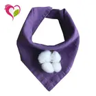 Wholesale 3-5 packs 100% cotton Baby bandana Drool Bibs