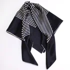 Scarves Scarf Custom Logo Print 90x90 Customized Chiffon Square Silk Scarves 90 Cm Square Scarf