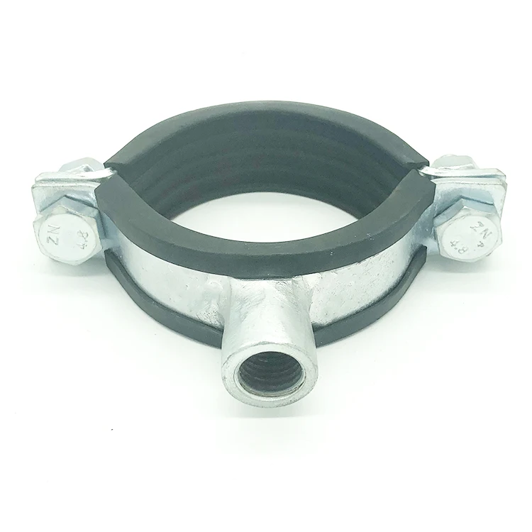 High Quality Unistrut Rubber Galvanized Hanger Metal Pipe Clamp Buy Unistrut Pipe Clamp,Pipe