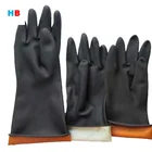 55g industrial latex rubber gloves for working colorful industrial black diamond working safety gloves
