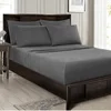 Soft Brushed Microfiber Solid Bed Sheet Set 1800 Bedding Softer Than Egyptian Cotton Deep Pockets Bed Sheets Set