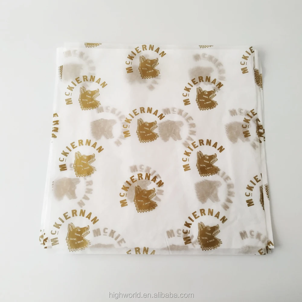 highworld custom printed handmade soap wrapping wax paper with