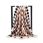 hijabs scarfs 2019 muslim Fashion point large kerchief Muslim scarf foreign trade hot style scarf90*90cm