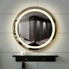 Piece Mirror Silver Mirrors Price Anti-fog Make Up Illuminated Silver Glass Piece Light Led Mirror Bathroom