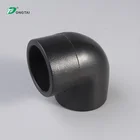 Tube Degree Pipe Elbow Professional PN2.5 Mpa Water Supply HDPE Pipe Fittings Plastic Tube Fitting 90 Degree Elbow