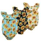 2019 Daisy Print Swim Wear Children Bikini Baby Baby Girls Swimwear For Kids
