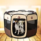 Eco-Friendly Dog Fence Folding Outdoor Dog Fence Dog House Oxford Cloth Pet Mobile Tent