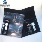 Biodegradable T-shirt Bags Custom Printed Biodegradable PLA Ziplock Plastic T-shirt Bags Packaging