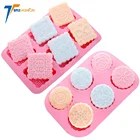 rectangle oval handmade Silicone soap molds kit Baking Mold Cake Pan for Pdding, Muffin, Loaf, Brownie, Cornbread