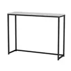 European-style living room marble console table reception room metal end view table against the wall