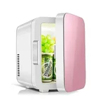 6L 12V DC 110V AC Portable cosmetic makeup mini refrigerator hotel fridge