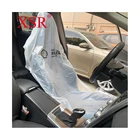 Car repair protector custom logo plastic disposable car seat cover