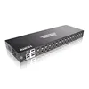 USB2.0 16x1 Port KVM Switch with 19" Screen Server Rack KVM for Project