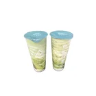 Yogurt heat seal die cut aluminum foil lid for pp/ps/pe cup