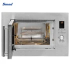 Oven 23L 900W Inox Built In Integrated Microwave Oven With Combined Gill