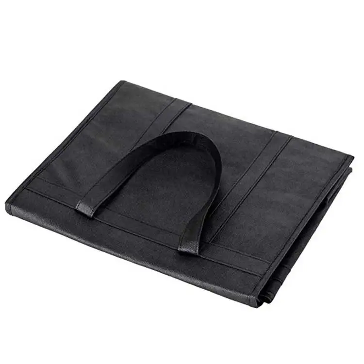 Eco-friendly Reusable non woven lunch bag, Customized logo printed folding grocery tote food delivery insulated cooler bag