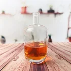 Wholesale Custom Super Flint Glass 750 ml Liquor Glass Bottle For Vodka