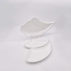 wholesale snack dish divided porcelain dish white divided plates dishes ceramic