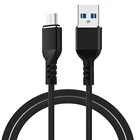 High quality multiple colour 1m Fast TPE usb data charging cable phone accessories charger micro cable