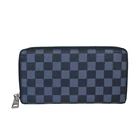 Leather Wallets Fashion Imperial Check Pattern PU Leather Women Wallets