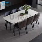 Dinning Dining Table Set U-Feel Modern Style Dinning Room Furniture Mable Top Dining Table Set