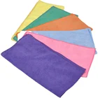 Towel For Cheap Wholesale Yellow Grey Color Microfiber Towel Absorbent Quick Dry Towel Fabric For Kitchen