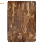 Extra Engraved Large and Thick Natural Edge Grain Vegetable Chopping Wooden Boards End Grain Acacia Wood Cutting Board