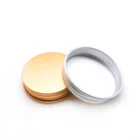 Screw Caps Aluminum Cap Free Samples 50mm Bottle Screw Caps Silver And Gold Aluminum Cap