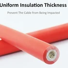 Dc Battery Solar Cable Battery Dc Tuv Red 4mm2 6mm2 Solar Panel Cable