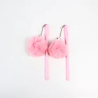 Set Pen Kawaii Pink Set Unicorn Pom-pom Pendent Gel Ink Pen Wholesale