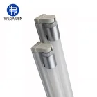 High lumen pure white Glass T8 led fluorescent tube replacement lights