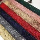 classic floral flower pattern flat sequin embroidery lace fabric for dress evening dress