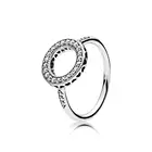 RACDONA 100% original 925 sterling silver full zircon round with heart-shaped ring for women jewelry